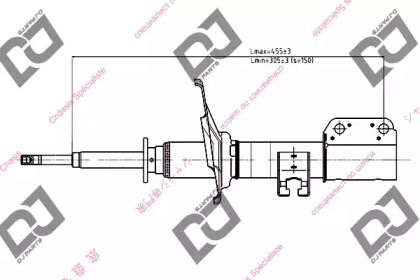 Амортизатор DJ PARTS DS1077GS